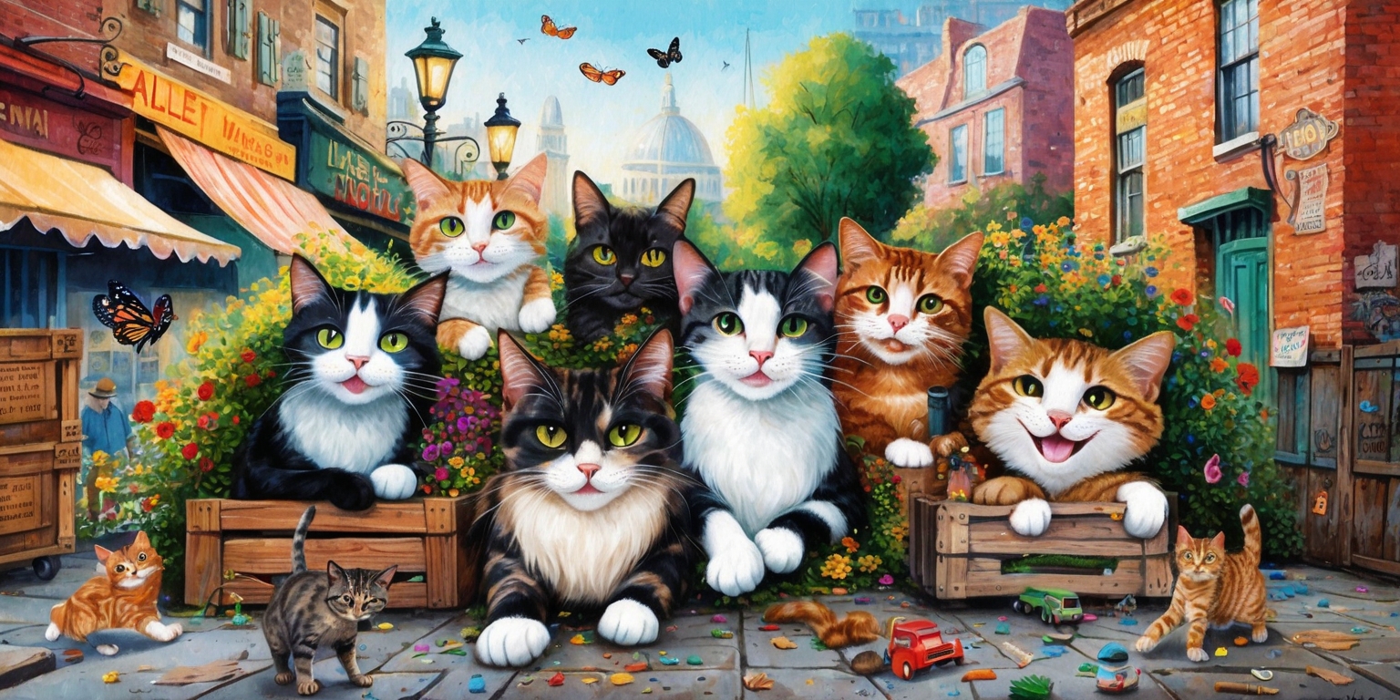 Nine Lives and New Laughter: The Adventurous World of Alley Cats