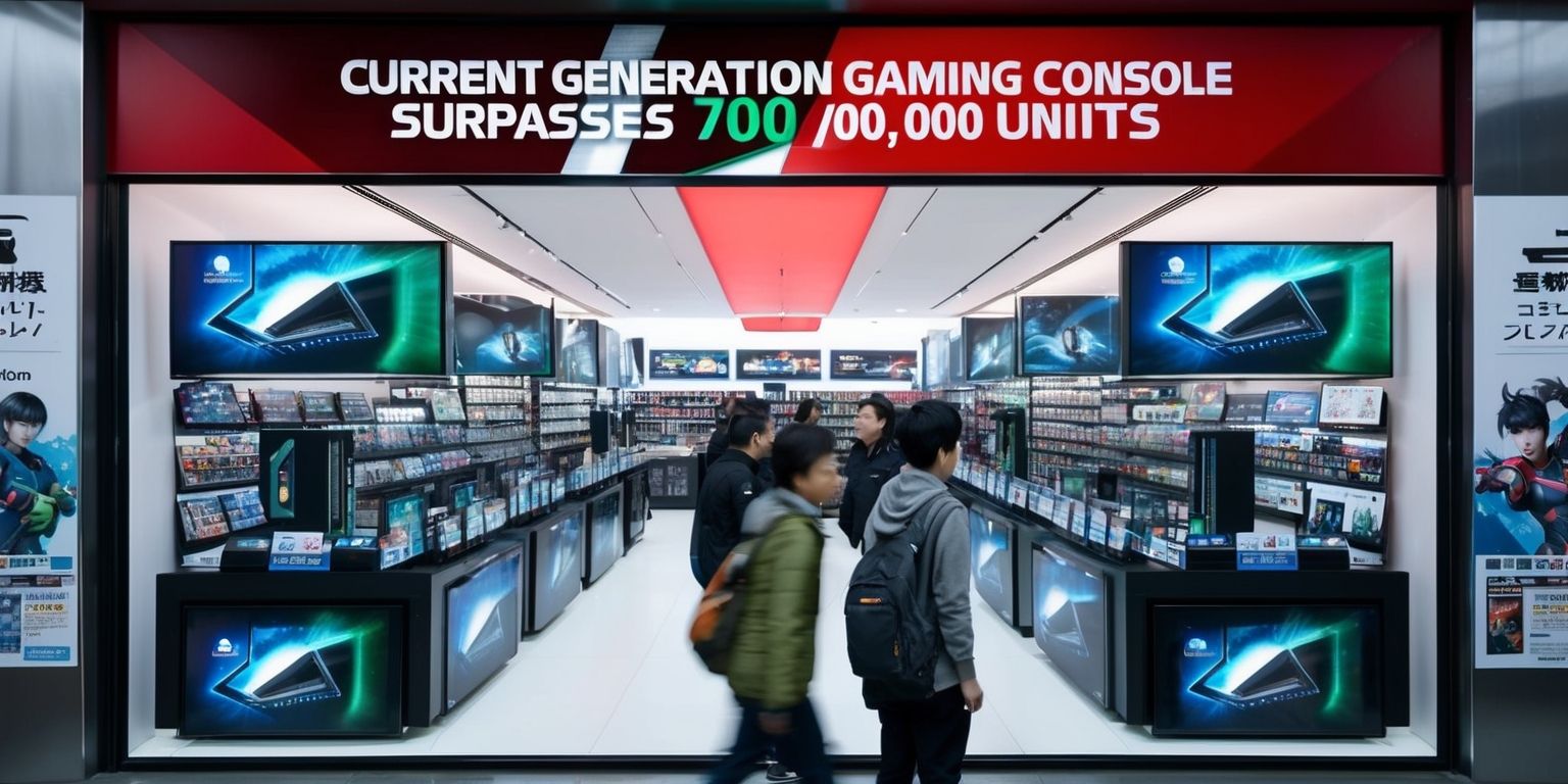 Breaking Barriers in Japan: Current Generation Gaming Console Surpasses 700,000 Units